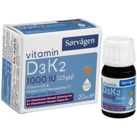 Resim Vitamin D3K2 Damla 20 Ml 1000 Iu 