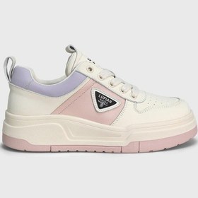 Resim Lufian Jennıfer Pembe Kadın Hakiki Deri Spor Ayakkabı Pembe 