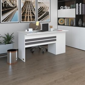 Resim Kenzlife ofis masası kamikaze byz sol 75 * 170 * 80 kilitli kapaklı dolap şeritli bilgisayar çalışma masası 