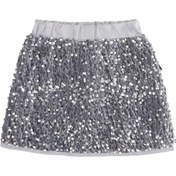 Resim Kızlar için Moda Payet Etek Yeni Gelen Yüksek Bel A-Line Prenses Elbisesi, Küçük Çocuklar ve Okul Öncüleri İçin, Zayıflatıcı Etki, Tek Parça, Aksesuarlar Dahil Değil, Kısa Uzunluk, Dış Mekanlar İçin Mükemmel 