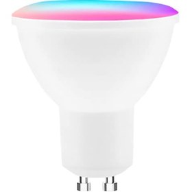 Resim Kosona Gu10 Akıllı Led Ampul 5w Rgb+ww+cw, Tuya Uygulaması İle Ses Ve Uzaktan Kontrol, Işık Seviyesi Ve Renk Ayarı, Google Home Desteği 