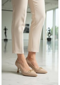 Resim Pierre Cardin Pc-55015 Z Krem Kadın Abiye Ayakkabı Krem 