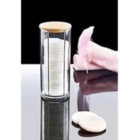 Resim Storemax Ahşap Görünümlü Kapak 3'lü Organizer Set, Modern Pamukluk Düzenleyici Şık 3'lü Pamukluk Set - Şık ve Fonksiyonel Ahşap Görünümlü Kapaklı - Mutfak ve Banyonuzu Düzenleyin! 