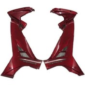 Resim Yamaha Crypton C8 Sağ Sol Iç Dizlik Takım Kırmızı 