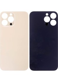 Resim Apple Uyumlu iPhone 13 Pro Max Gold Arka Pil Kapağı Batarya Pil Kapak Yedcom Garantili Gold 