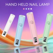 Resim 1 Adet Mini Taşınabilir LED Ekranlı El Lambası, Küçük Portatif Işık, DIY Jel Lamba 
