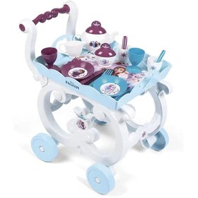 Resim Smoby Frozen Servis Arabası, Çay ve Kahvaltı Oyun Seti 310517 