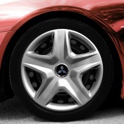 Resim Rand Auto Mitsubishi Attrage 16 Inç Jant Kapağı Amblemli Gri 4 Adet 1 Takım 120 