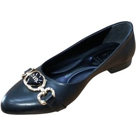 Resim Swell Soft 04-128 Kadın Tokalı Kapalı Günlük Babet Siyah Siyah 