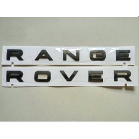 Resim Range Rover Vogue Kaput Ve Bagaj Yazısı Model Mat Siyah (443283587) 