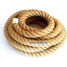 Resim 2 Cm Jut Hasır Halat- 10 Metre Kablosuz N11.545 