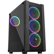 Resim Frısby FC-9320G 600W 80PLUS 4 x Dual Rgb Kumanda Mıdı Tower Kasa 