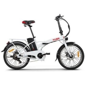 Resim Kuba Speedlight Pro Katlanabilir Elektrikli Bisiklet Beyaz 