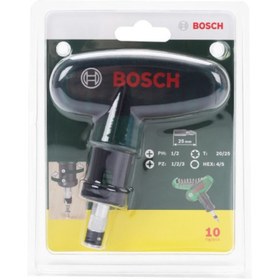 Resim Bosch Dıy Cırcırlı Tornavida Ve 9 Parça Vidalama Ucu - 2607019510 