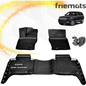 Resim Range Rover Vogue 3D Paspas Havuzlu Siyah 2013 Sonrası 4 Prç N11.12406 