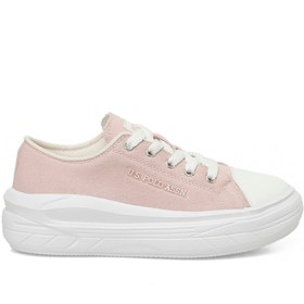 Resim U.S. Polo Assn. CLEME TEX JR 5FX Pudra Kız Çocuk Sneaker 