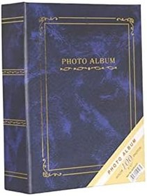Resim Rabsev 13x18cm 100 Fotoğraf Kapasiteli Ciltbezli Lüks Fotoğraf Albümü (MAVİ) 