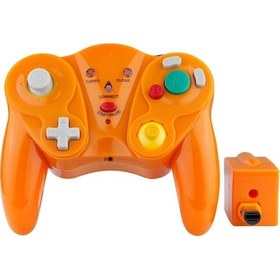 Resim Cbtx Hy-5201 Nintendo Ngc Uyumlu 2.4hgz Kablosuz Gamepad, Ürün Rengi: Turuncu 