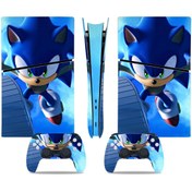 Resim cosy home gift Sonic Playstation 5 Slim Disk Versiyon Sticker Kaplama Seti 