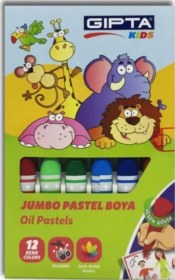 Resim Pastel Boya Jum.yık.14 Mm 12 Renk Çok Renkli 