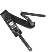 Resim Leatherton LT Fastback Hakiki Deri Gitar Askısı (Siyah) 