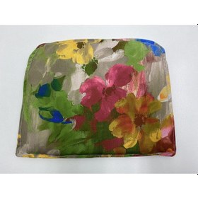 Resim Knsz sırt minderi 1 li zng&mğr&uslu çiçek desen cırtlı tel bar sandalyesi sırtı için 