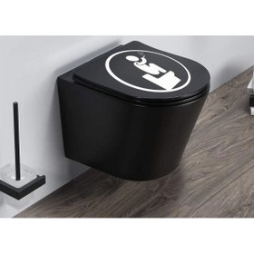 Resim habune Sticker Ev-banyo Sticker-klazöt Kapağı Sticker 