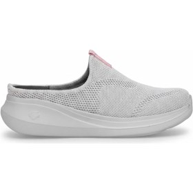 Resim King Paolo K5221 Alabanda Kadın Memory Foam Sabo Terlik Gri 
