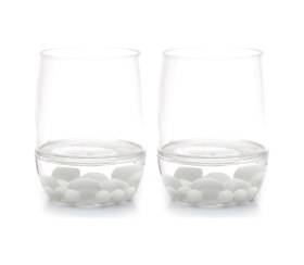Resim 2 Adet Kalemlik Beyaz İncili Ofis Gereci 8x8x11cm 300ml Çok Renkli 
