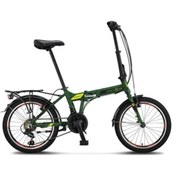 Resim Genel Markalar ÜMİT 2033 FOLDING TWENTY ONE KATLANIR BİSİKLET V 20 JANT 21 VİTES HAKİ LİME 