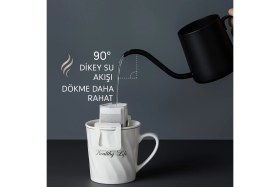 Resim Feyza Design 350ML Kahve Demleme Kettle, Kolay Kullanım ve Şık Tasarım 