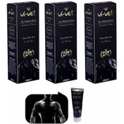 Resim Vi-Vet For Men Tüm Ciltler için Erkek Tüy Dökücü Krem 125 ML x 3 