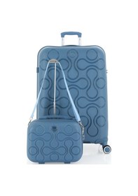 Resim Mçs Polipropilen 2li Valiz Seti Büyük & Makyaj V376 S23sy1000047-set 10227 Sky Blue 
