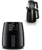 Resim Philips Airfryer Large, Rapid Air Teknolojisi 4,1l Philips Çaycı Hediyeli 