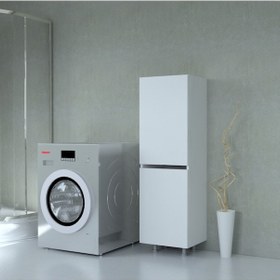 Resim Verona Çamaşır Sepetli Dolap Çok Renkli 