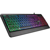 Resim Everest Kb-R59 Siyah Usb Rainbow Backlight Kablolu Klavye 