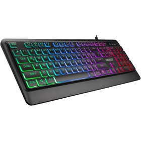 Resim Everest Kb-R59 Siyah Usb Rainbow Backlight Kablolu Klavye 