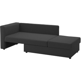 Resim IKEA 2'li yataklı kanepe, knisa koyu gri 