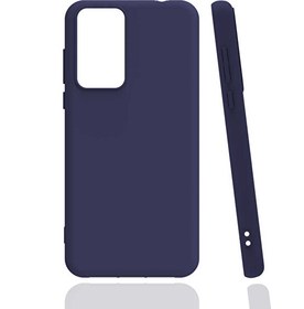 Resim Xiaomi Poco X3 GT Renkli Korumalı Premier Mat Silikon Lacivert Kılıf 