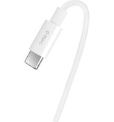 Resim Usb-c - Usb-c 30cm 65w Pd/qc Hızlı Şarj/data Kablosu Beyaz Beyaz 