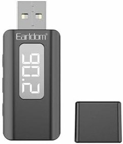 Resim Earldom BR17 BT 5.3 SD Kart ve Aux Çıkışlı Arama Destekli Dijital Ekranlı 2in1 USB FM Transmitter 