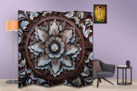 Resim Motifli Özel Tasarım Paravan Room Divider 180 x 200 cm 