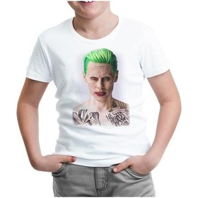 Resim Lord Tshirt Suicide Squad - Joker Damaged Beyaz Çocuk Tshirt 