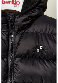 Resim Benitto Kids Erkek Bebek Çocuk Mont 51282 Siyah 