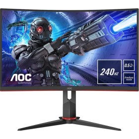 Resim AOC C27G2ZE/BK 27" 240Hz 0.5 ms (HDMI+Display) FreeSync Full HD Curved LED Monitör 