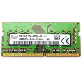 Resim Hynix HMA81GS6JJR8N-VK PC4-21300 8 GB Ddr4 2666 Mhz CL19 Laptop Ram Bellek 