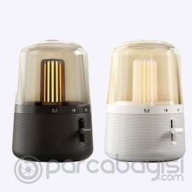 Resim Ally BS585 Masaüstü Gece Lambası Bluetooth Hoparlör-SİYAH 