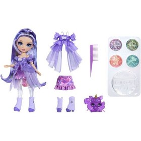 Resim Rainbow High Shimmers Violet Willow Simli Jel Slime Aksesuarlı Bebek 4+ 1 Pcs 