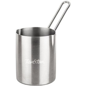 Resim Tnt-8695835276854-paslanmaz Çelik Çift Ağızlı Silindir Cezve 500ml 