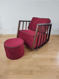 Resim NOSSO HOME Emzirme Koltuğu Tv Koltuğu Sallanan Koltuk ( Mamma Ceviz ) 